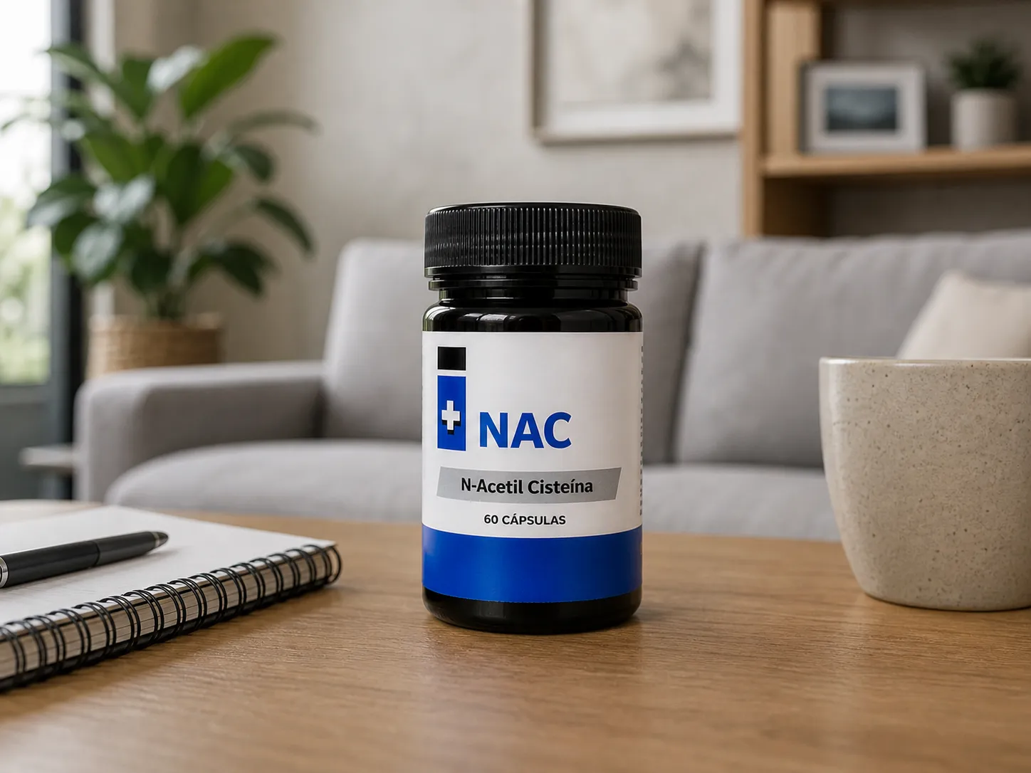 Frasco de NAC — N-Acetil Cisteína
